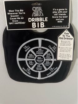 Over the hill gag gift Dribble bib game