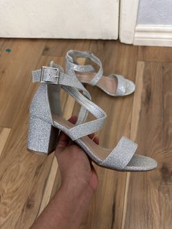 Tacones Plateados