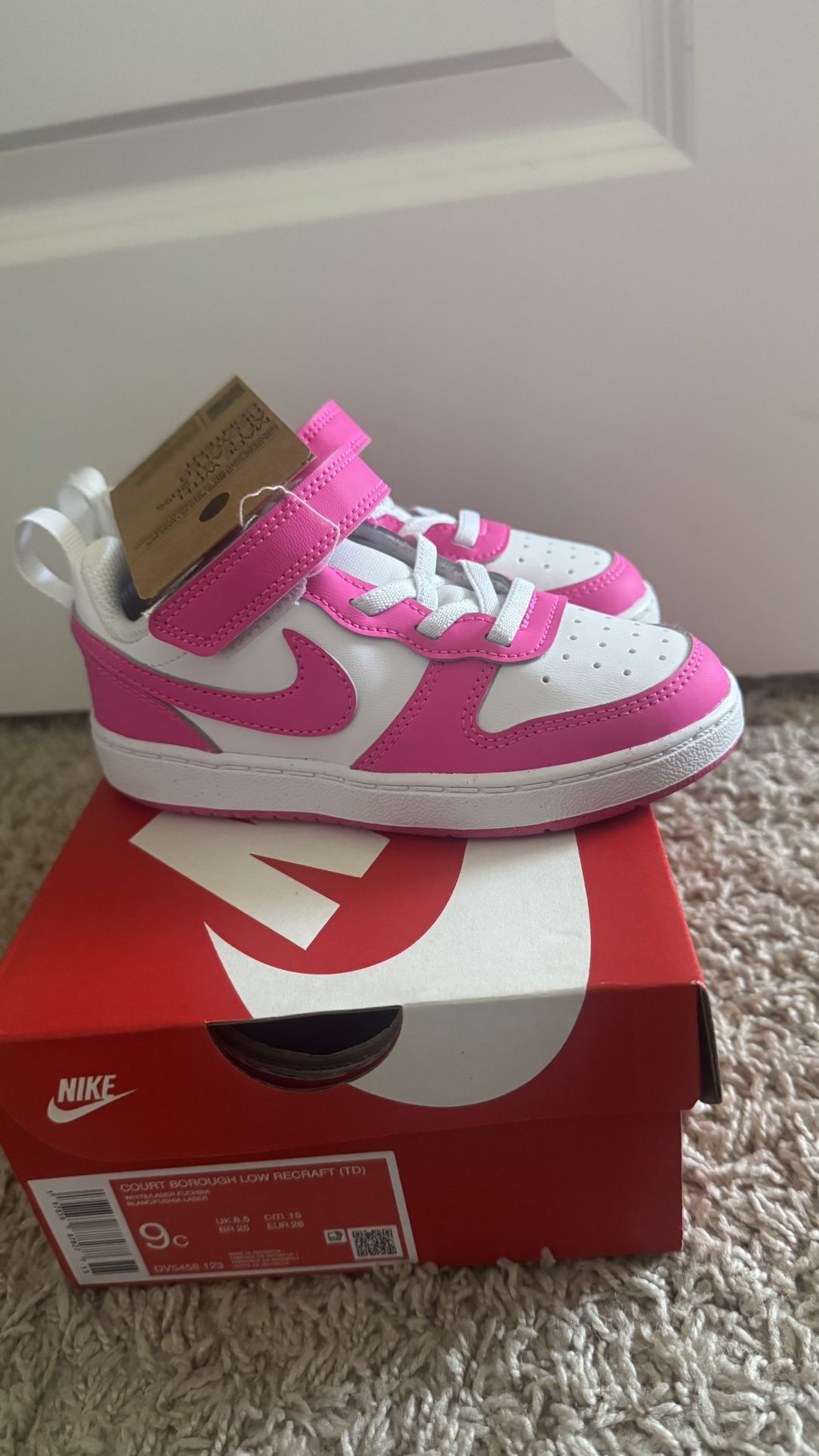 Brand New Nike Court Borough Low Recraft Toddler Shoes 