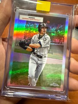 2025 Topps Chrome Platinum Ichiro / Ken Griffey Jr. Doubleheaders Card