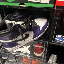 Jordan 1 Court Purple Size 14