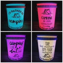 Camping light bucket