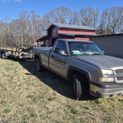 2003 Chevy Silverado/Landscaping Trailer