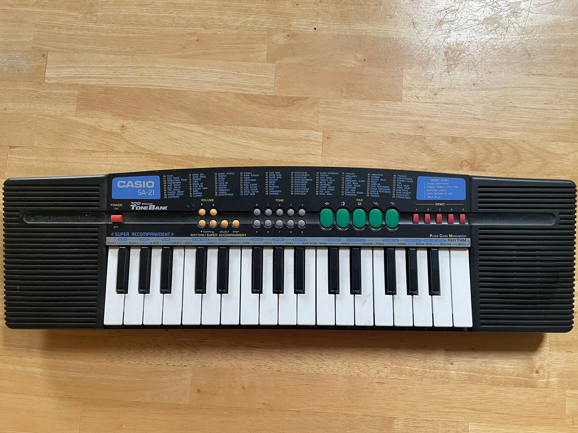 Casio SA - 21 Music Electronic Keyboard