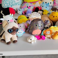 Assorted Plush Toys Collection