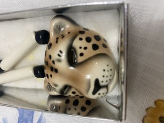 Porcelain Leopard Necklace 