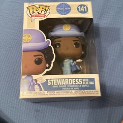 Stewardess With Blue Bag Funko Pop