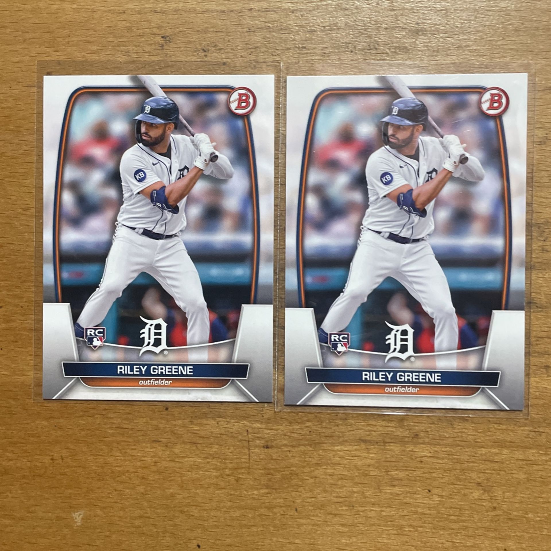 2023 BOWMAN RILEY GREENE 2 CARD ROOKIE LOT 