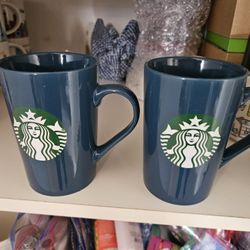 Two New Starbucks Coffee Mugs
