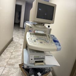 Hitachi Ultrasound Machine + Sony Printer