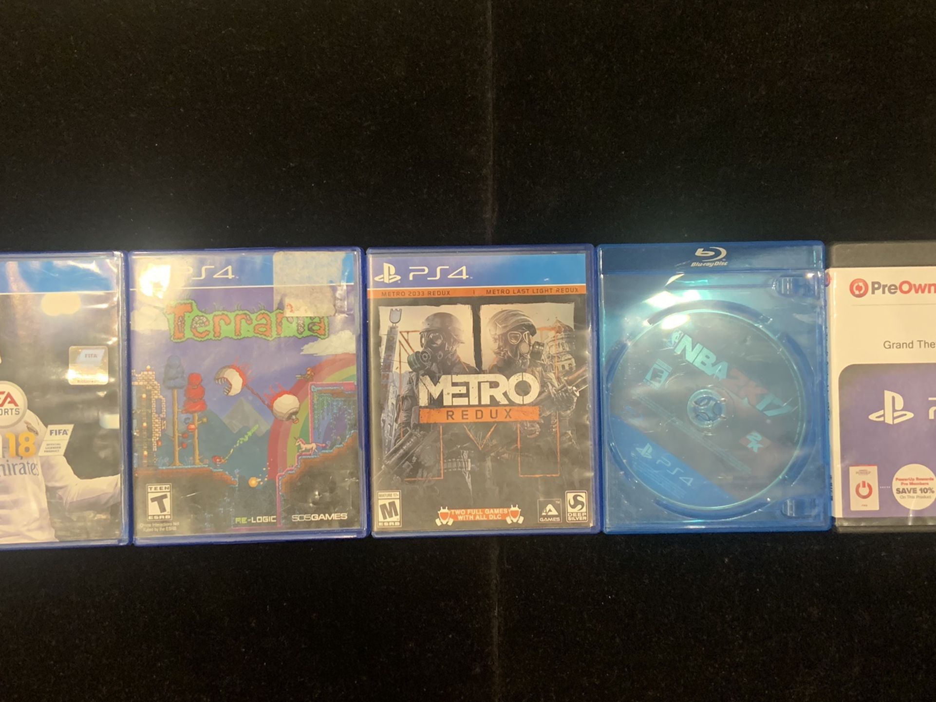 Sony PlayStation 4 PS4 Game Lot (5 Games)TERRARIA+more (Post Nintendo Era)