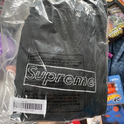 Supreme X Kaws Chalk Box Logo Tshirt 