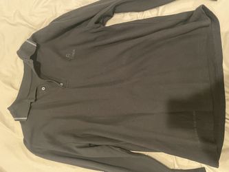 Aigner Long Sleeve Black Polo
