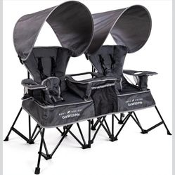 B3 Baby Delight Go with Me Duo Deluxe Portable Chair | for Kids | Double Seat | Indoor and Outdoor