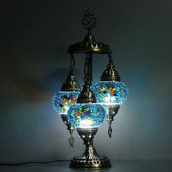 Turquoise Turkish Lamp