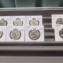 Susan B Anthony's 1 Dollar Coins 