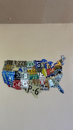 US Map decor