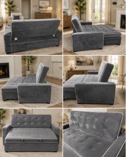 Serta Augustus full size convertible sofa bed