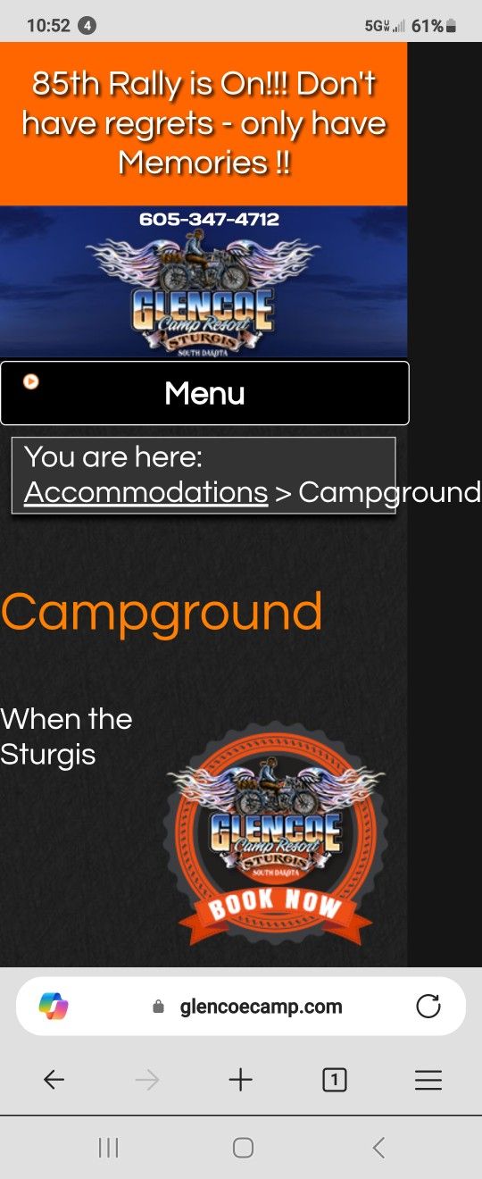 STURGIS 2025 -  RV PAD 42' / 50 AMP FULL HOOKUPS 