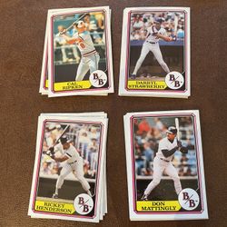 1987 Topps B/B Boardwalk & Baseball 33-card factory set Ripken  Brett  Mattingly