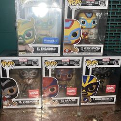Marvel Lucha Libra Funko pops