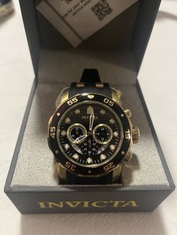 Invicta Gold Tone Watch Sub