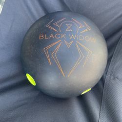 Hamme Black Widow  15 Ib Bowling Ball