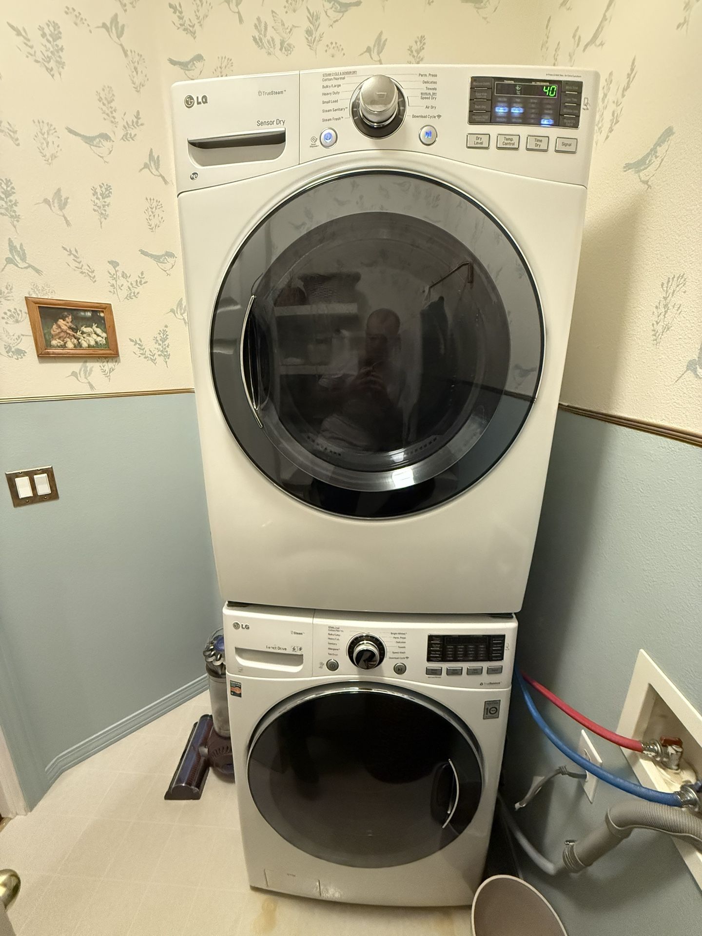 LG Stackable Washer & Dryer Set β Clean & Working Great