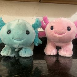 Axolotl Build A Bear Stuffed Animal Plushie 