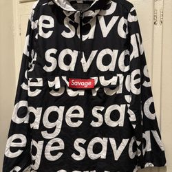 Windbreaker with Hoodie Large