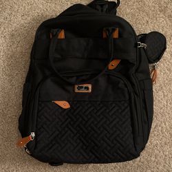 Babbleroo Diaper Backpack - Black
