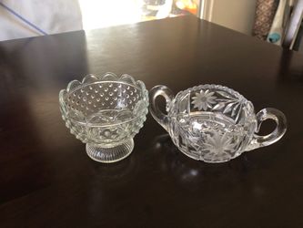 Glass small containers