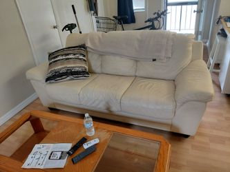 Leather sofa