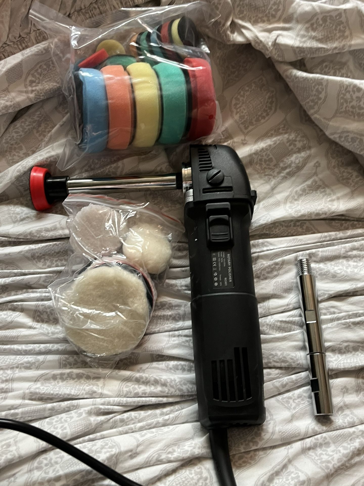 Electronic Polisher With Extended Bit And Paddings