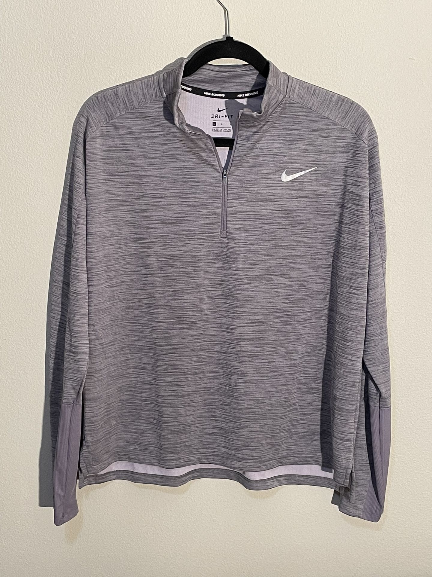 Nike Women’s Dry-Fit Grey Running Long Sleeve Top