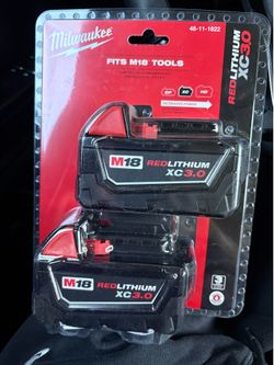 Milwaukee M18 Lithium-Ion 2 pack battery