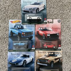 Hot Wheels Premium Toyota Set