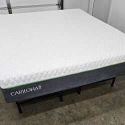 LIKE NEW! Cariloha Resort Cal-King Mattress w/Adjustable Base - Delivery Available
