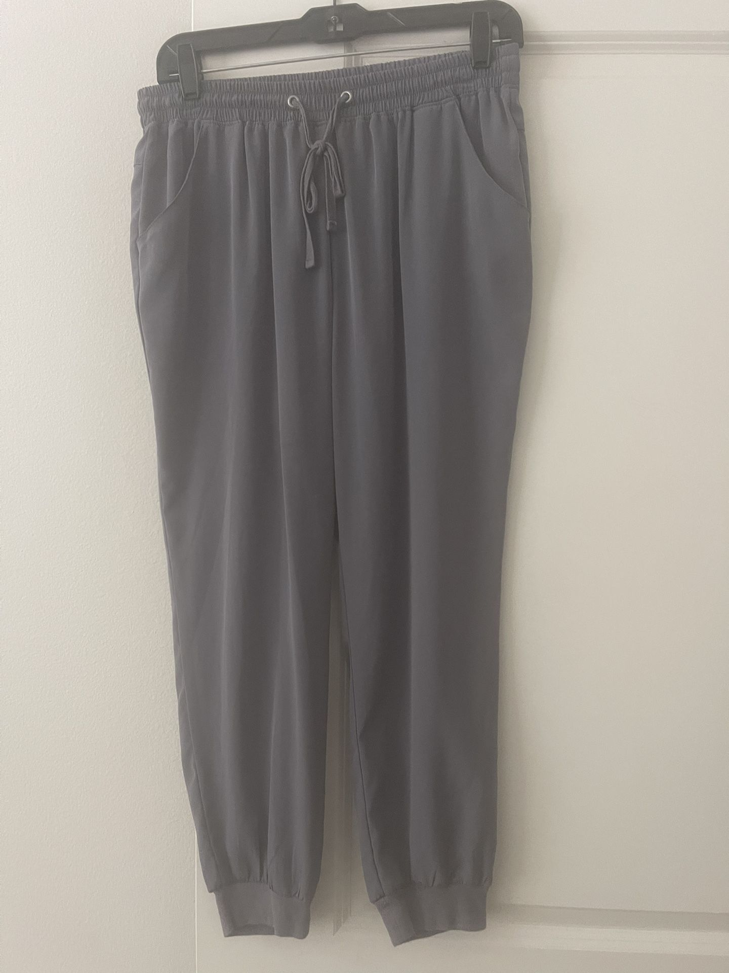 Women’s NY&C Gray Silk Joggers - Size M