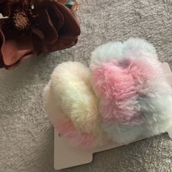 Pastel Colored Fur Splash Bands