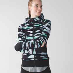 *RARE* Lululemon 12 Scuba Hoodie II *Mini Coast Camo Multi / Black