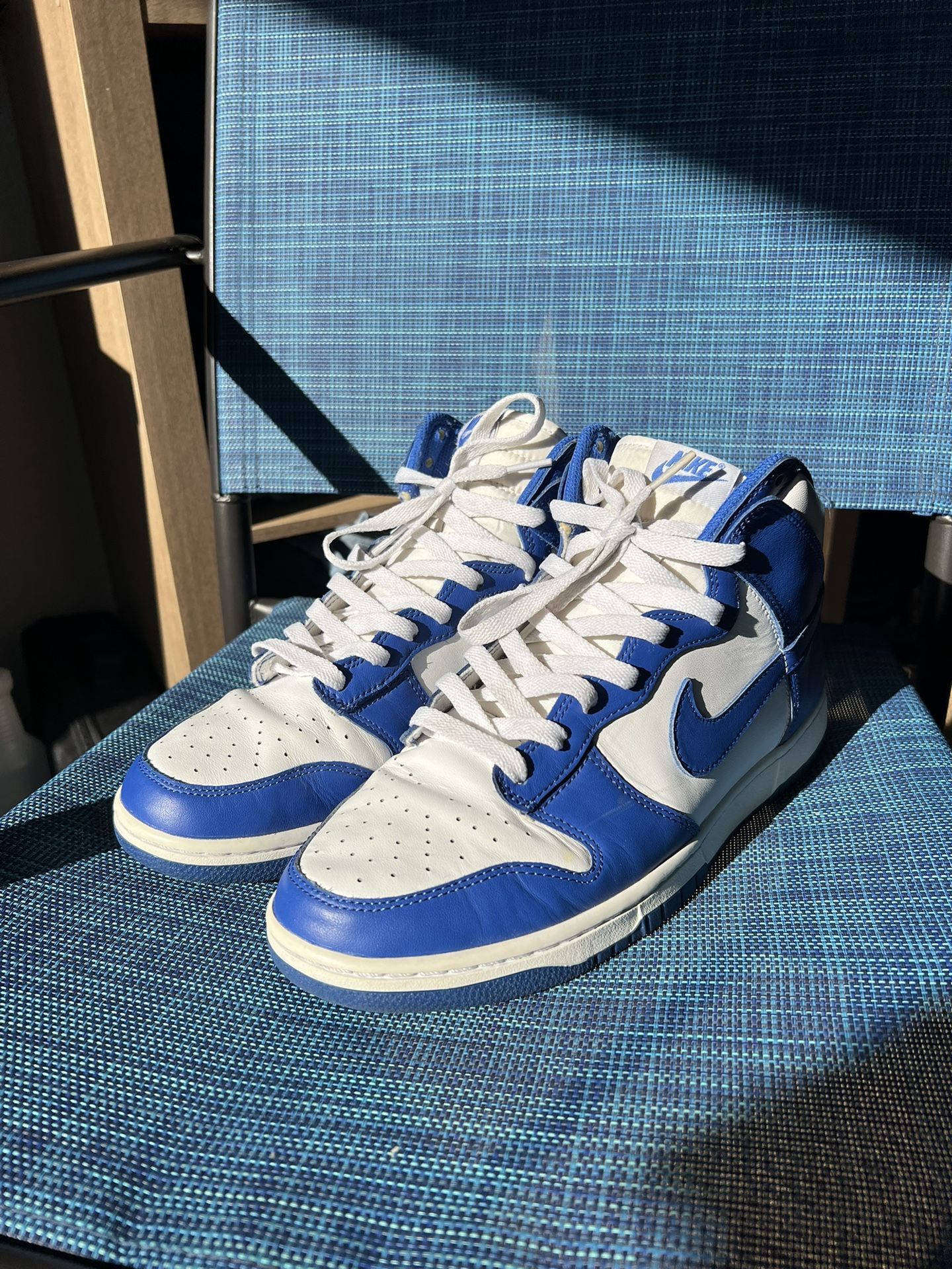 Nike Dunk High Game Royal 2021 Shoes Size