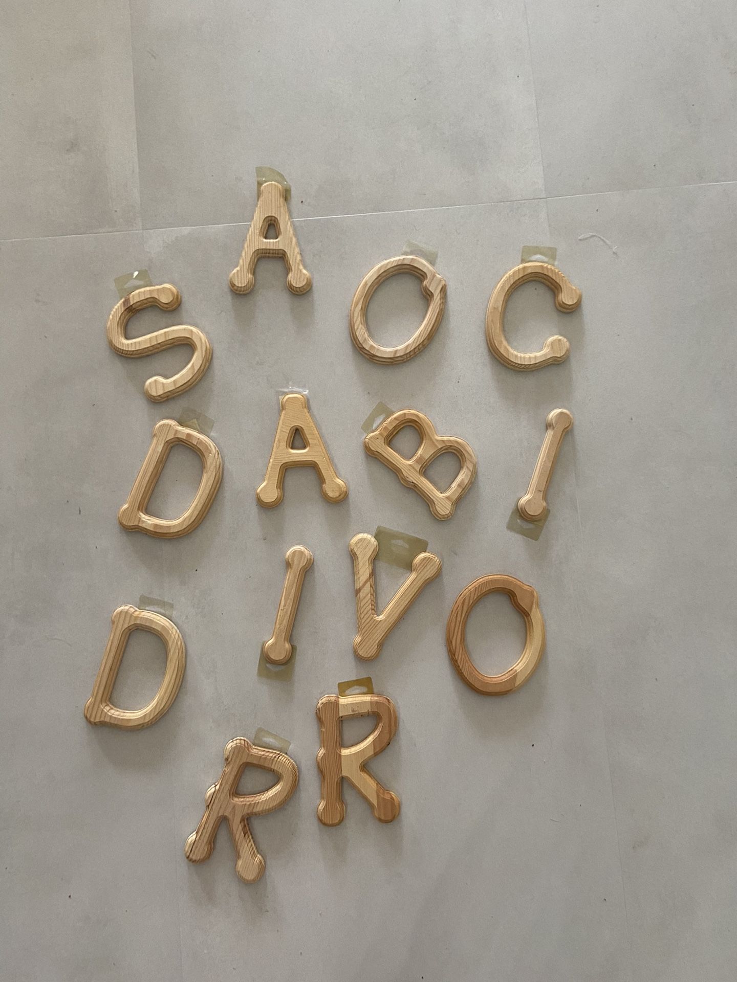 Wood Letters For Art And Crafts
