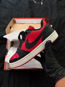 Red and Black Nike shoes (youth) size 4.5