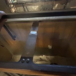 45 Gallon Fish Tank with Oak Stand