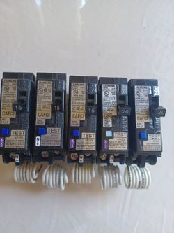 Siemens AFCI circuit breakers 15amp and 20amp brand new arc
