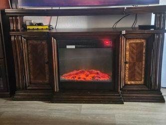 Electric Fireplace TV Stand Console