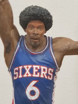 Julius Erving #6 Blue Jersey Philadelphia 76'ers McFarlane