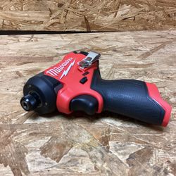 Milwaukee M12 FUEL 12V Lithium-Ion Brushless Cordless 1/4 in. Hex Impact Driver (Tool-Only)