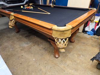 7ft Pool table free setup and delivery